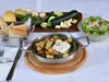 Poelee of Mushrooms and Zucchini