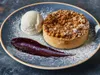 Warm Apple Crumble Tart