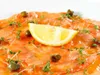 Salmon carpaccio