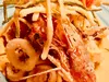 Frittura di gamberi,calamari e zucchine croccanti