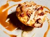 Semifreddo alle mandorle con cioccolato bianco e salsa mou