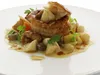 Vol au vent de volaille et ris de veau au vin jaune