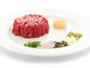 Tartare de boeuf de Salers assaisonné à votre goût