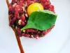 Tartare de boeuf Charolais, frites