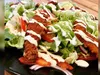 salade de poulets pané