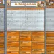 Our list of allergens
